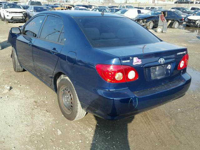 1NXBR32E78Z986894 - 2008 TOYOTA COROLLA CE BLUE photo 3