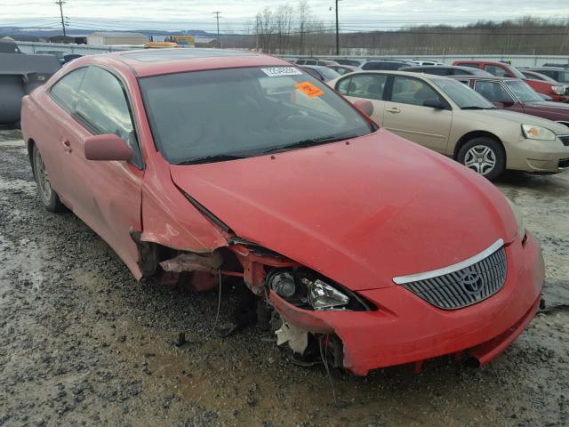 4T1CE38P24U806692 - 2004 TOYOTA CAMRY SOLA RED photo 1