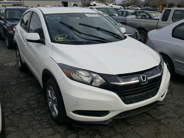 3CZRU5H39GM722012 - 2016 HONDA HR-V LX WHITE photo 1