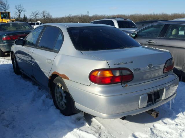 1G1NE52M3X6197458 - 1999 CHEVROLET MALIBU LS 灰色 照片 3