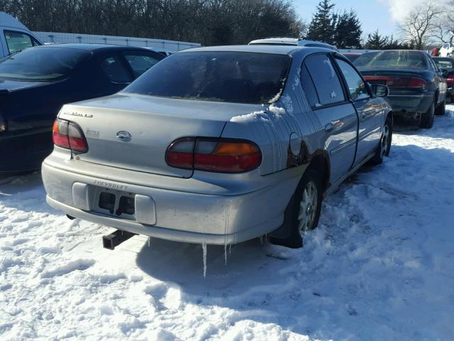1G1NE52M3X6197458 - 1999 CHEVROLET MALIBU LS 灰色 照片 4