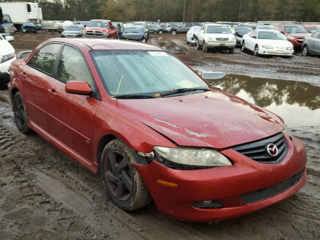 1YVFP80D335M31537 - 2003 MAZDA 6 S RED photo 1