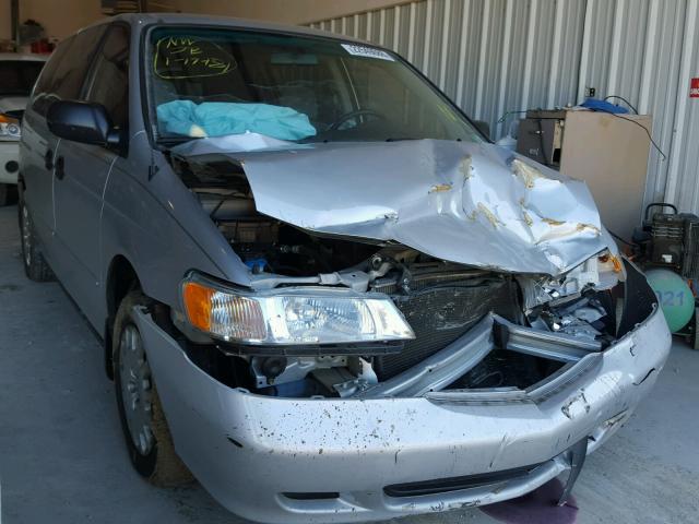 5FNRL18504B090343 - 2004 HONDA ODYSSEY LX SILVER photo 1