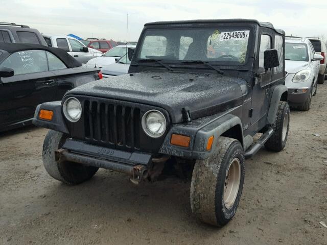 1J4FY29P8VP444198 - 1997 JEEP WRANGLER / BLACK photo 2