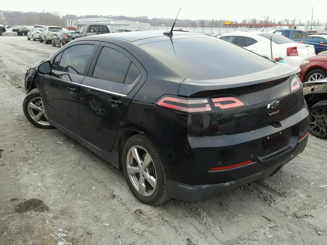 1G1RH6E44DU110474 - 2013 CHEVROLET VOLT BLACK photo 3