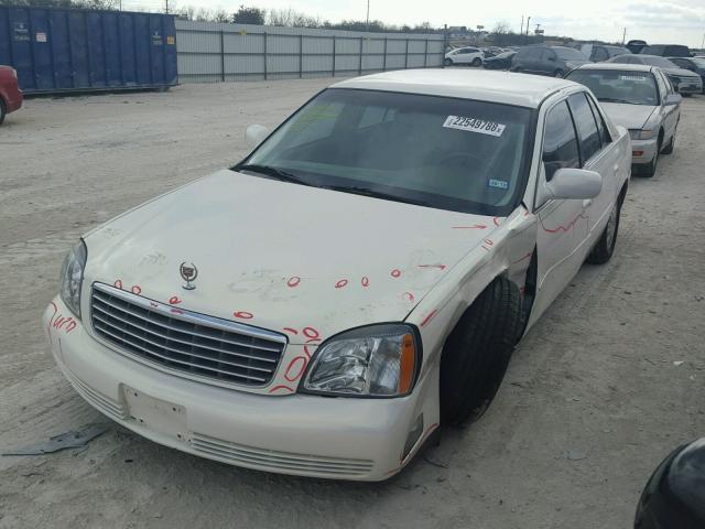 1G6KD54Y55U245616 - 2005 CADILLAC DEVILLE WHITE photo 2