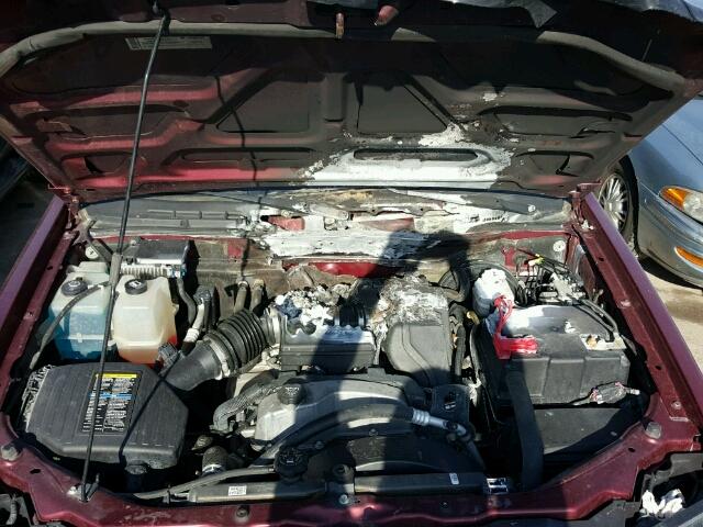 1GCDT43E288212810 - 2008 CHEVROLET COLORADO L MAROON photo 7