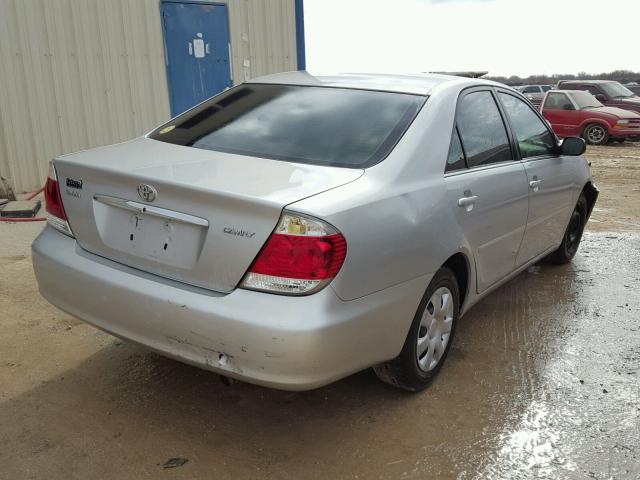 4T1BE32K55U036403 - 2005 TOYOTA CAMRY LE SILVER photo 4