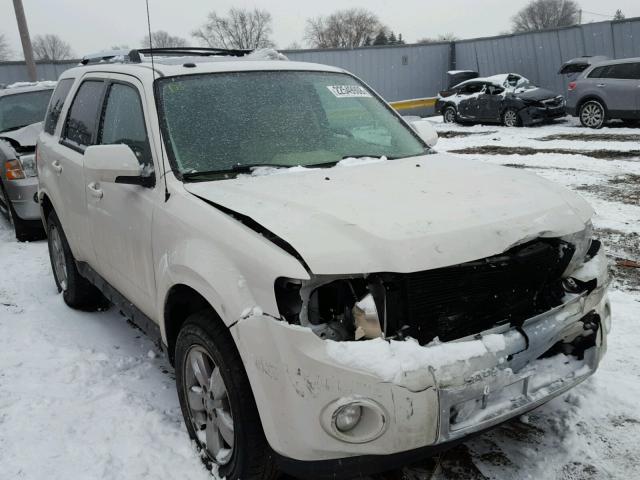 1FMCU0E7XCKA63859 - 2012 FORD ESCAPE LIM WHITE photo 1