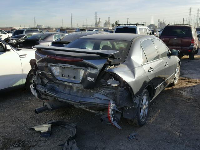 1HGCM66357A043504 - 2007 HONDA ACCORD LX GRAY photo 4