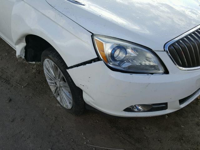 1G4PP5SK8D4256418 - 2013 BUICK VERANO WHITE photo 9