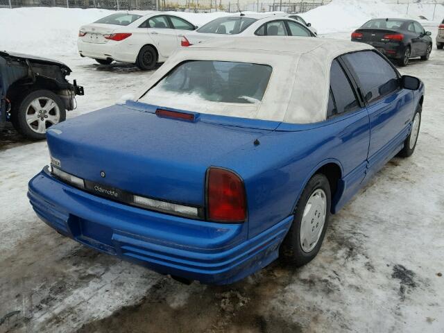 1G3WT31T5PD342798 - 1993 OLDSMOBILE CUTLASS SU BLUE photo 4