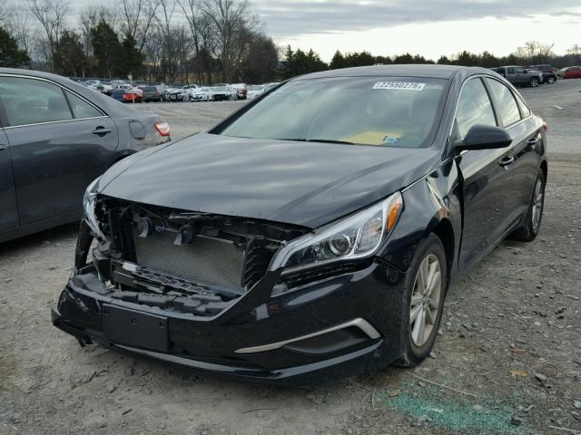 5NPE24AF4GH278083 - 2016 HYUNDAI SONATA SE BLACK photo 2