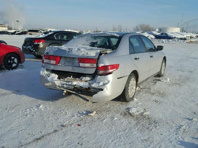 1HGCM56123A807814 - 2003 HONDA ACCORD DX SILVER photo 4