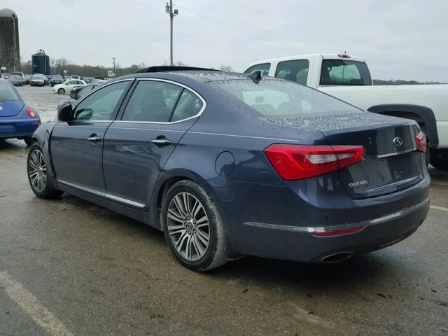 KNALN4D75F5194403 - 2015 KIA CADENZA PR BLUE photo 3