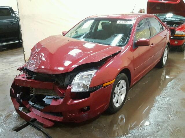 3FAHP07147R161237 - 2007 FORD FUSION SE RED photo 2