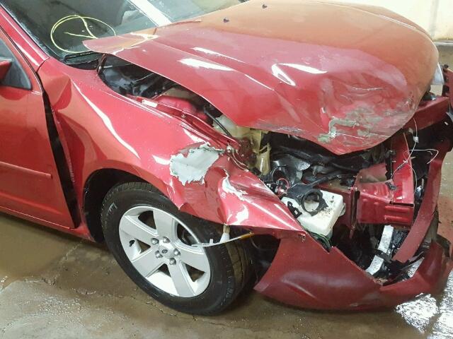 3FAHP07147R161237 - 2007 FORD FUSION SE RED photo 9