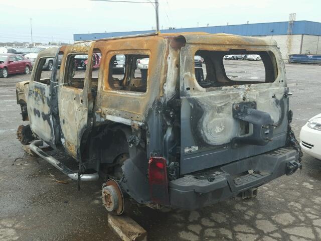 5GTDN136068222016 - 2006 HUMMER H3 BURN photo 3