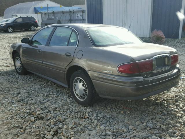 1G4HR54K42U267568 - 2002 BUICK LESABRE LI BROWN photo 3