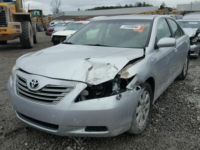 JTNBB46K293053132 - 2009 TOYOTA CAMRY HYBR SILVER photo 2