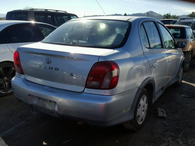 JTDBT123310121958 - 2001 TOYOTA ECHO SILVER photo 4