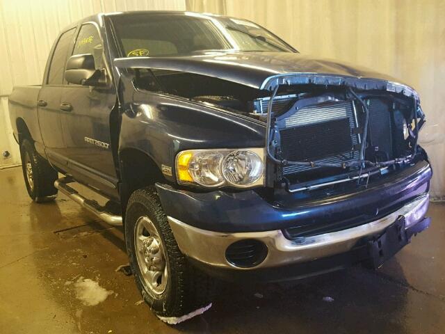 3D7KU28D93G861702 - 2003 DODGE RAM 2500 S BLUE photo 1