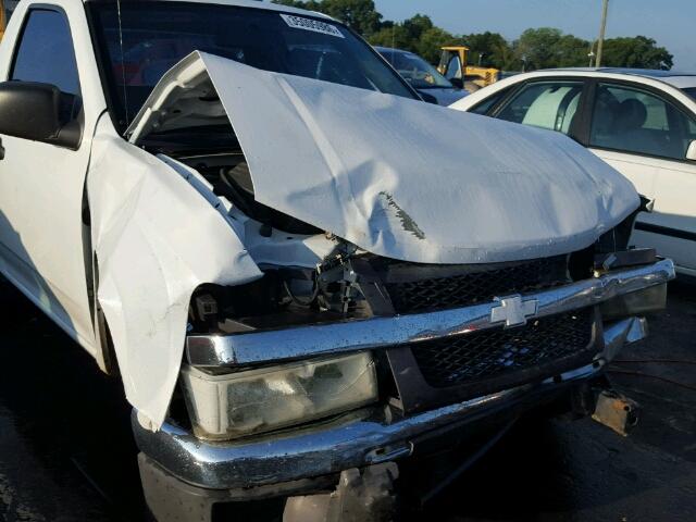 1GCCS148568302388 - 2006 CHEVROLET COLORADO WHITE photo 10