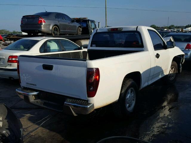 1GCCS148568302388 - 2006 CHEVROLET COLORADO WHITE photo 4