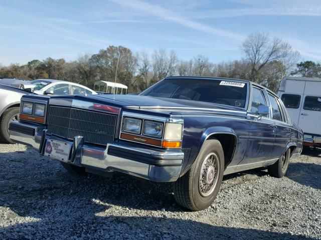 1G6DW69Y5G9739742 - 1986 CADILLAC FLEETWOOD BLUE photo 2