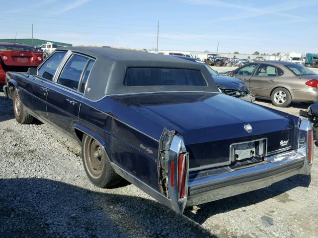 1G6DW69Y5G9739742 - 1986 CADILLAC FLEETWOOD BLUE photo 3