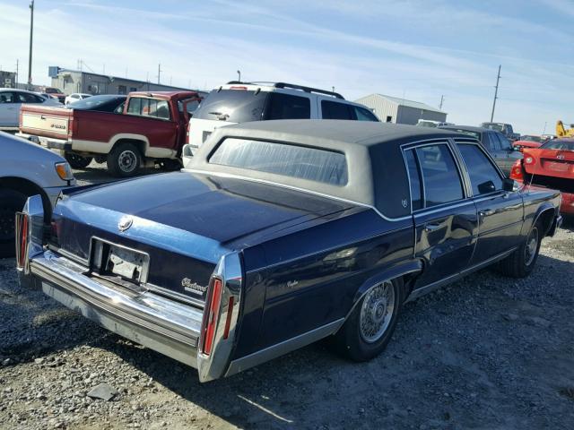 1G6DW69Y5G9739742 - 1986 CADILLAC FLEETWOOD BLUE photo 4