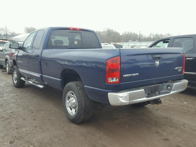 1D7KS28D06J127278 - 2006 DODGE RAM 2500 S Mavi foto 3