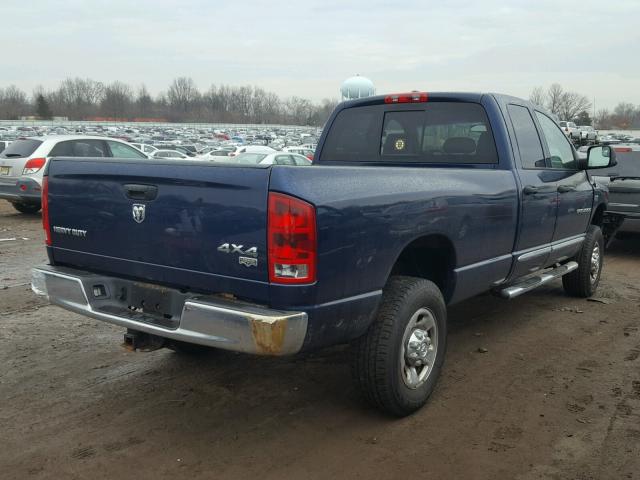 1D7KS28D06J127278 - 2006 DODGE RAM 2500 S Mavi foto 4