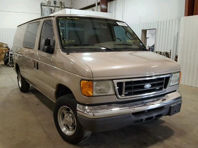 1FTNE14L67DA64239 - 2007 FORD ECONOLINE BEIGE photo 1