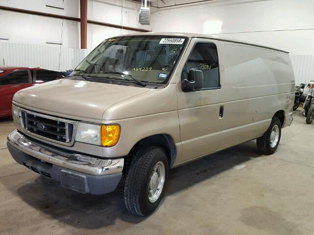 1FTNE14L67DA64239 - 2007 FORD ECONOLINE BEIGE photo 2