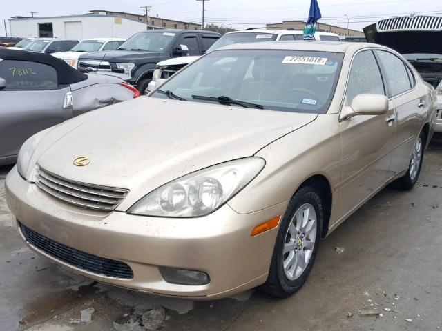 JTHBF30G820048661 - 2002 LEXUS ES 300 BEIGE photo 2