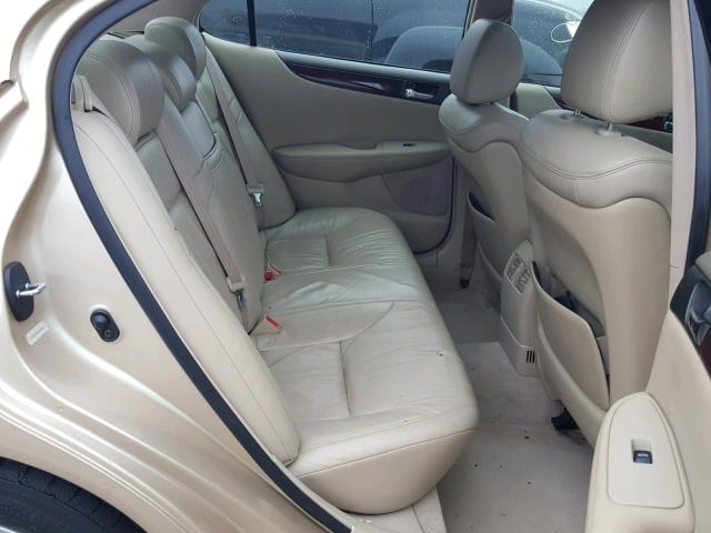 JTHBF30G820048661 - 2002 LEXUS ES 300 BEIGE photo 6