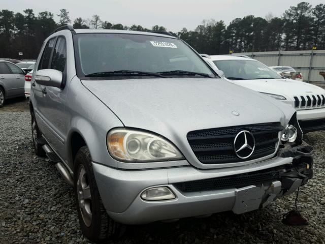 4JGAB57E63A444877 - 2003 MERCEDES-BENZ ML 350 SILVER photo 1