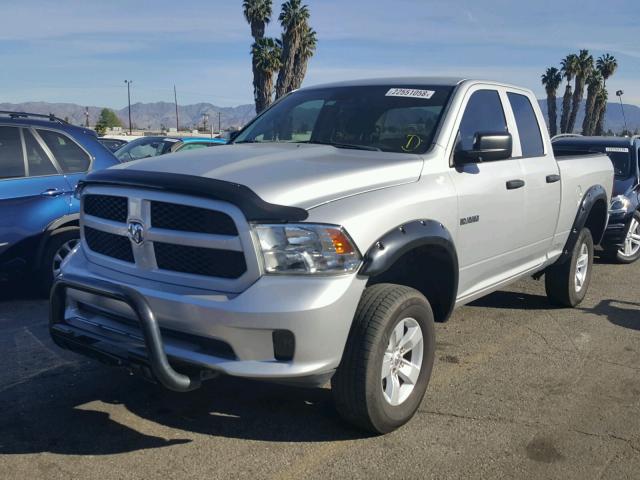 1C6RR6FT2ES271727 - 2014 RAM 1500 ST SILVER photo 2