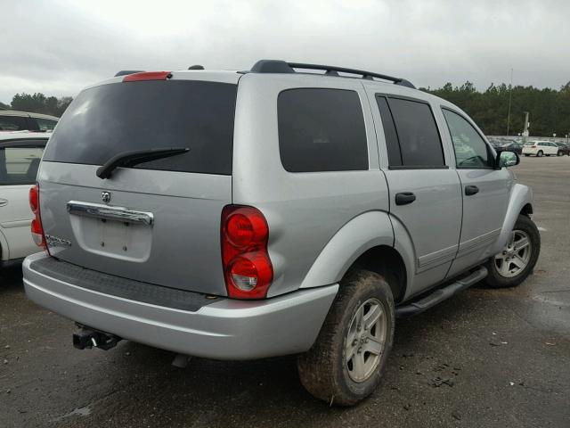 1D4HD48NX5F615869 - 2005 DODGE DURANGO SL SILVER photo 4