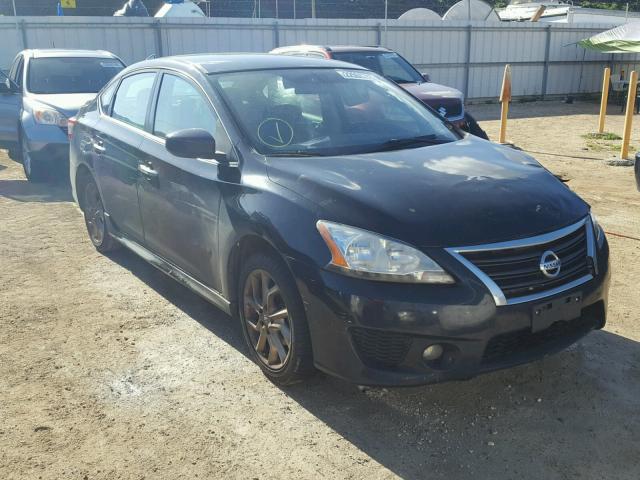 3N1AB7APXDL665048 - 2013 NISSAN SENTRA S BLACK photo 1