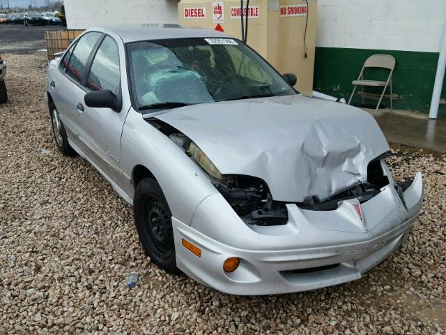 1G2JB524X27140115 - 2002 PONTIAC SUNFIRE SE SILVER photo 1