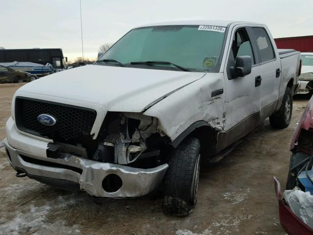 1FTPW14VX6KC59472 - 2006 FORD F150 SUPER WHITE photo 2