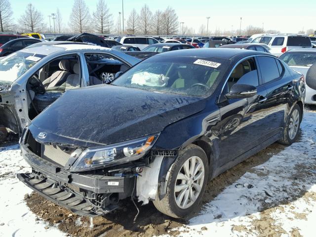 5XXGN4A77FG410806 - 2015 KIA OPTIMA EX BLACK photo 2