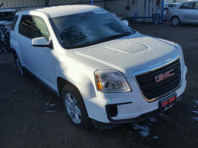 2GKFLSEK3G6207205 - 2016 GMC TERRAIN SL WHITE photo 1