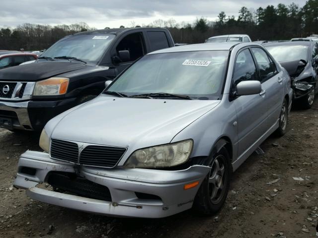 JA3AJ86E82U068737 - 2002 MITSUBISHI LANCER OZ SILVER photo 2