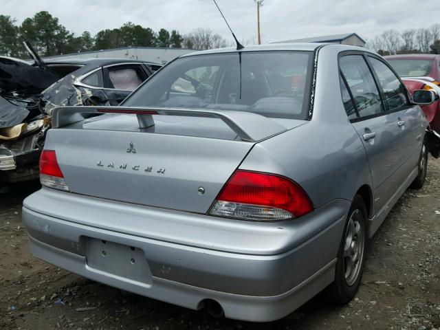 JA3AJ86E82U068737 - 2002 MITSUBISHI LANCER OZ SILVER photo 4