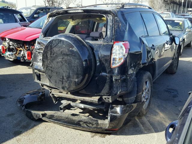 JTMZD33V576039260 - 2007 TOYOTA RAV4 BLACK photo 4