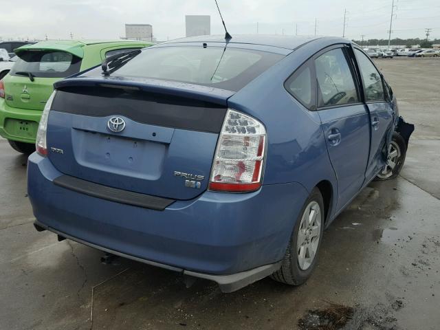 JTDKB20U287758572 - 2008 TOYOTA PRIUS BLUE photo 4