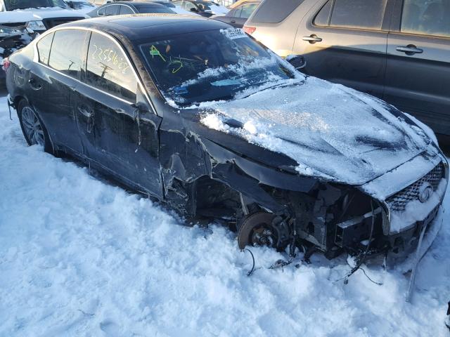 JN1BV7AR6FM390851 - 2015 INFINITI Q50 BASE Чорний фото 1